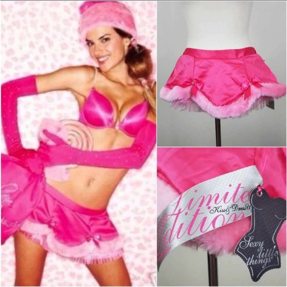 💎💕NWT VTG Y2K Victoria’s Secret Santa Baby Skirt! Holiday 2007 - O/S💕💎